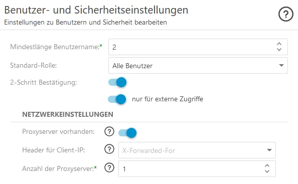 Screenshot Optigem Zwei-Faktor Identifizierung